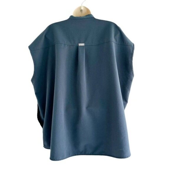 Figs Woman's Sz XXL Rafaela Sleeveless Scrub Top in Dark Harbor Blue - Picture 4 of 9